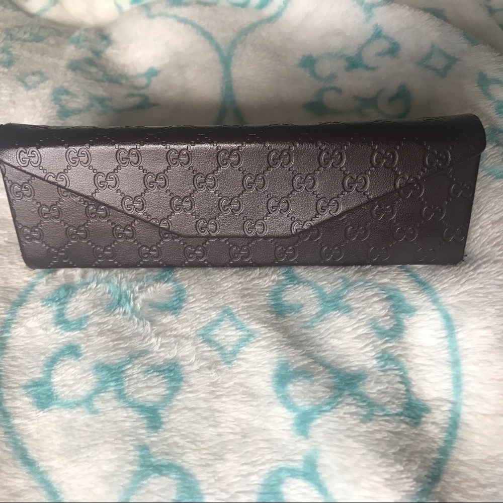 Gucci eyeglass case.